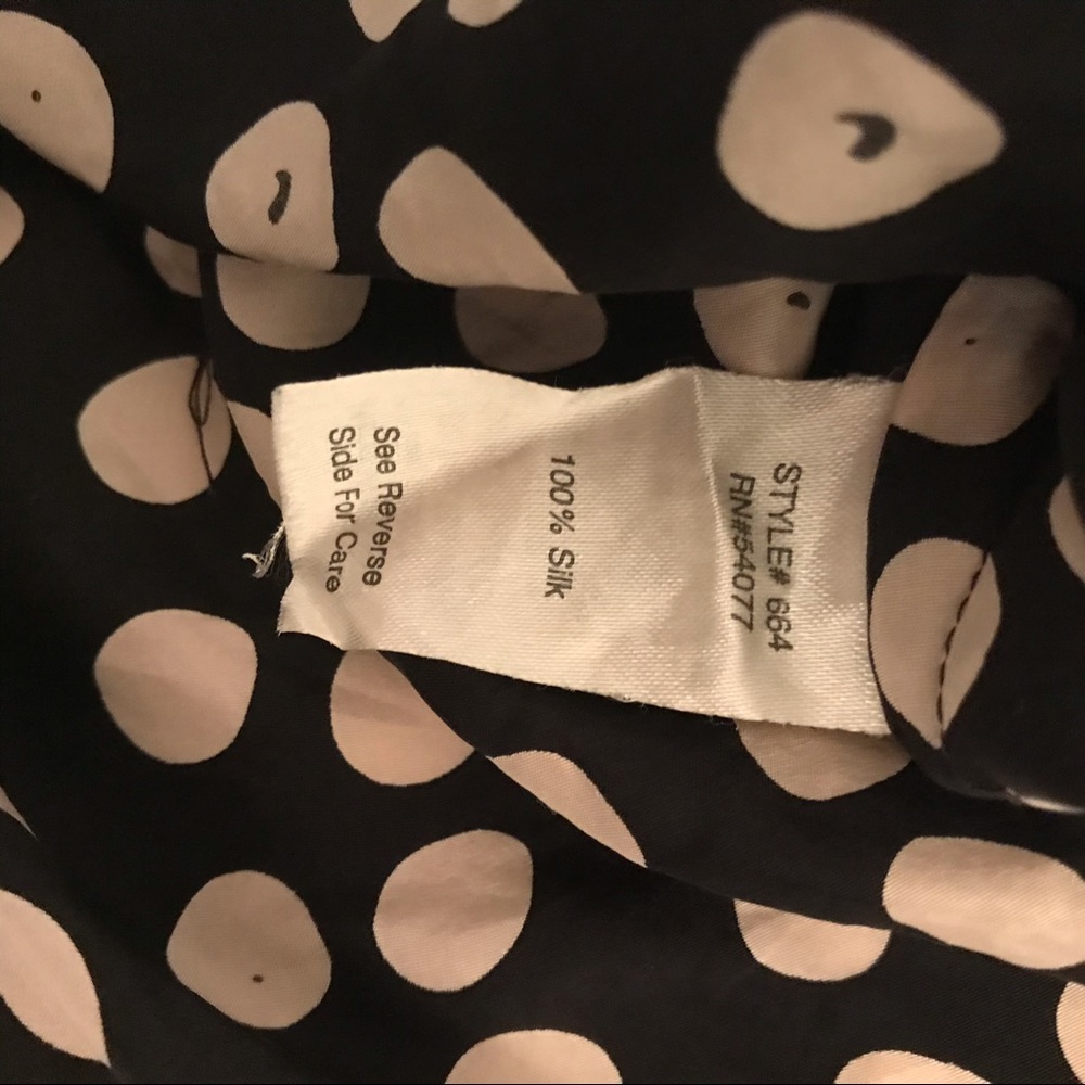 Cabi Silk Button Down Medium Top - image 6